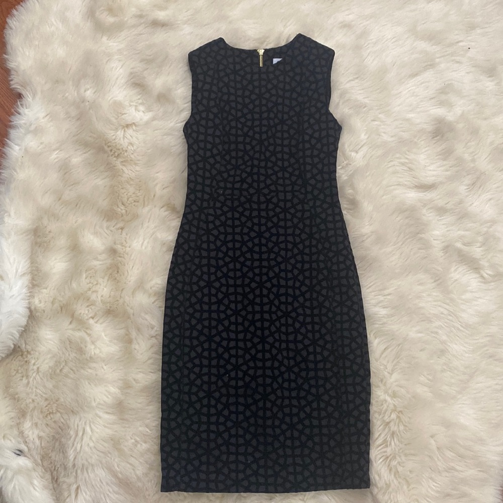 Calvin Klein suede dress